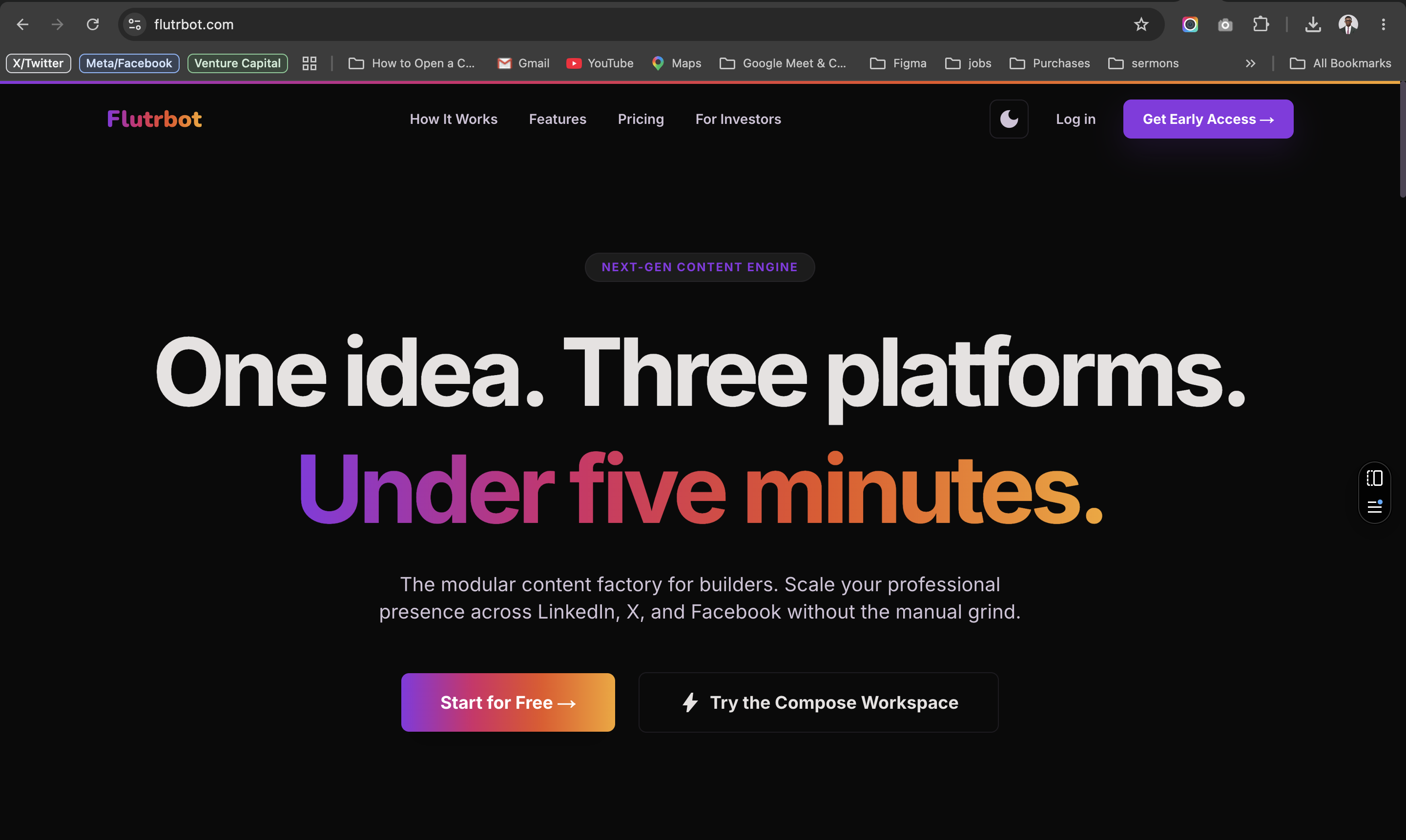 Flutrbot Social Media Automation